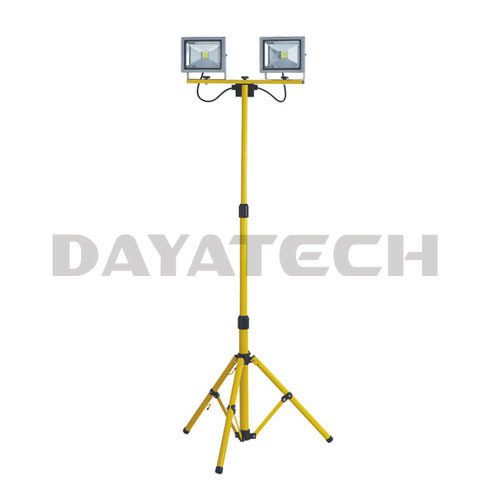 Tripod ခေါင်းနှစ်လုံးပါသော LED အလုပ်မီး